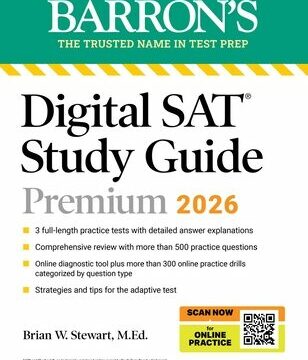 Digital SAT Study Guide Premium, 2026: 3 Practice Tests + Comprehensive Review + Online Practice