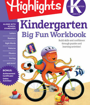Kindergarten Big Fun Workbook: Kids Workbook with Tracing Worksheets, Alphabet Practice, Math Activities and Puzzles for Kindergarten Prep and Learnin