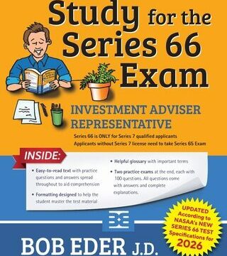 Study for the Series 66 Exam: Investment Adviser Representative